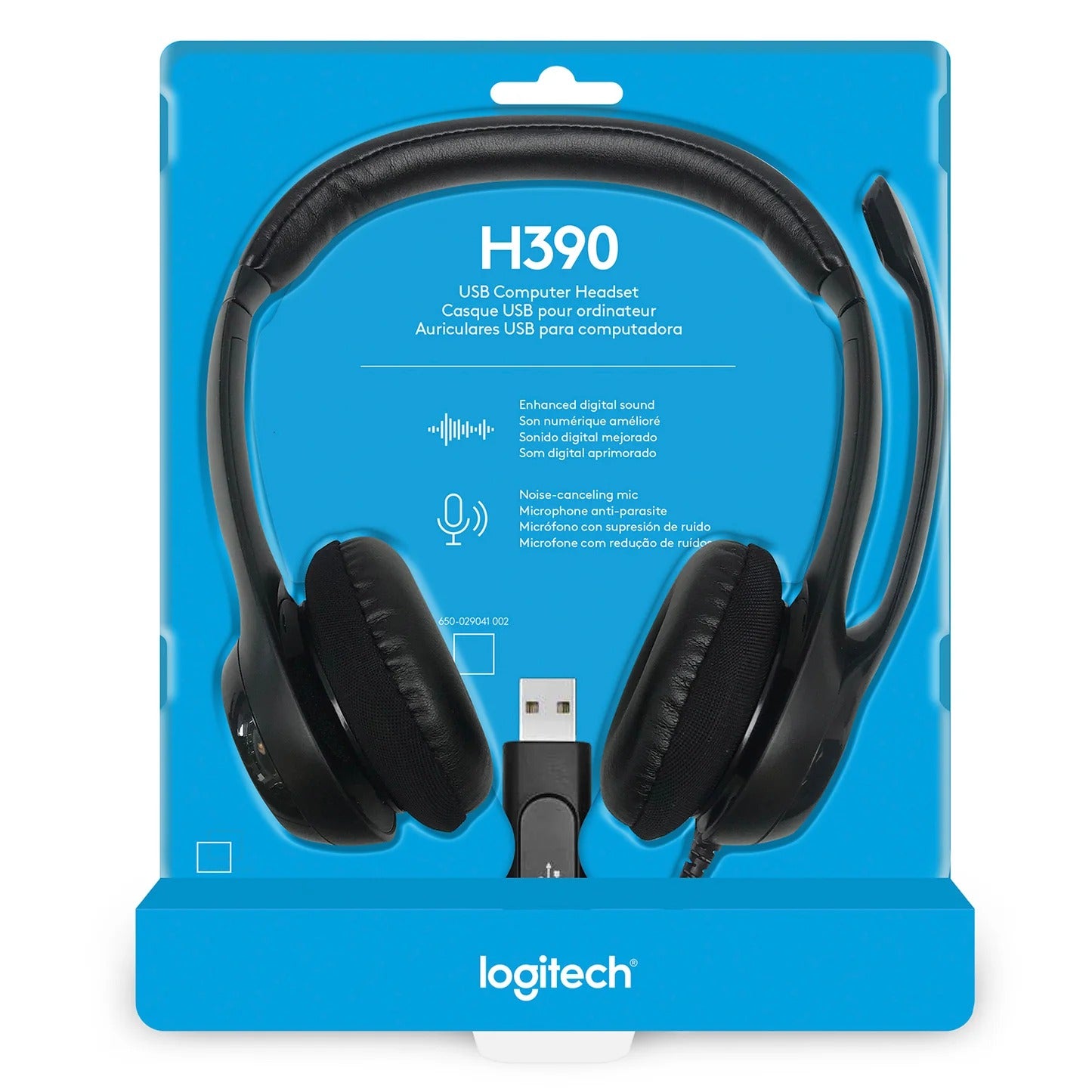 Diadema Logitech H390 Negra USB