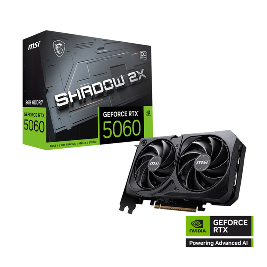 Tarjeta NVIDIA® GeForce RTX™ 5060 8GB Shadow