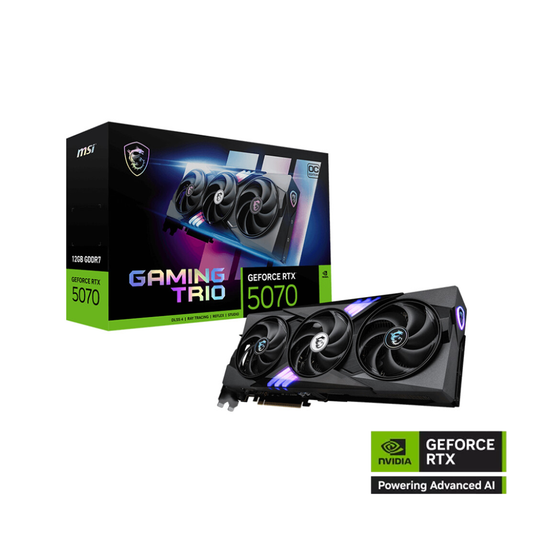 Tarjeta NVIDIA® GeForce RTX™ 5070 12GB TRIO